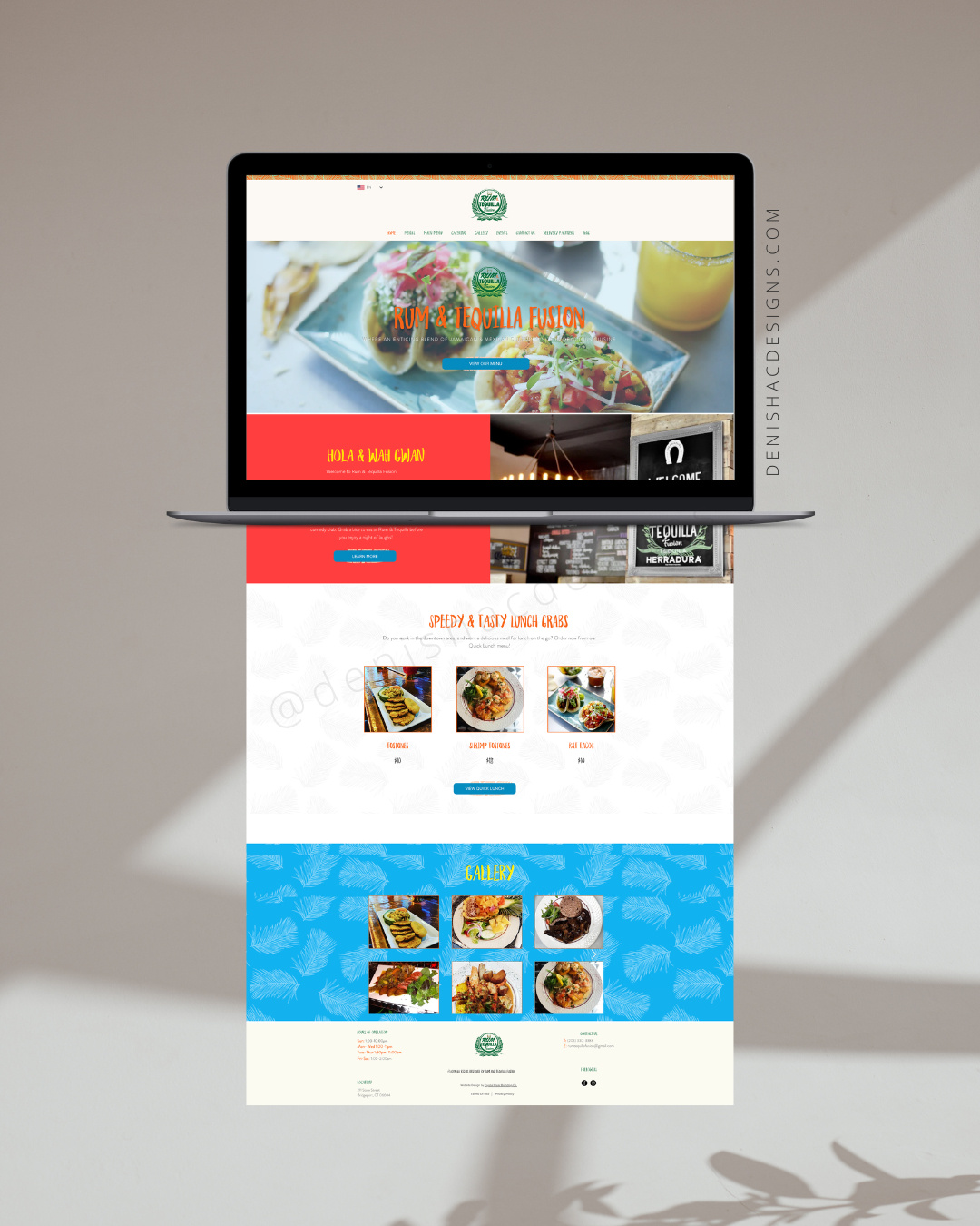 RUM & TEQUILLA FUSION Restaurant & Bar Refined to feel more engaging and visually appetizing