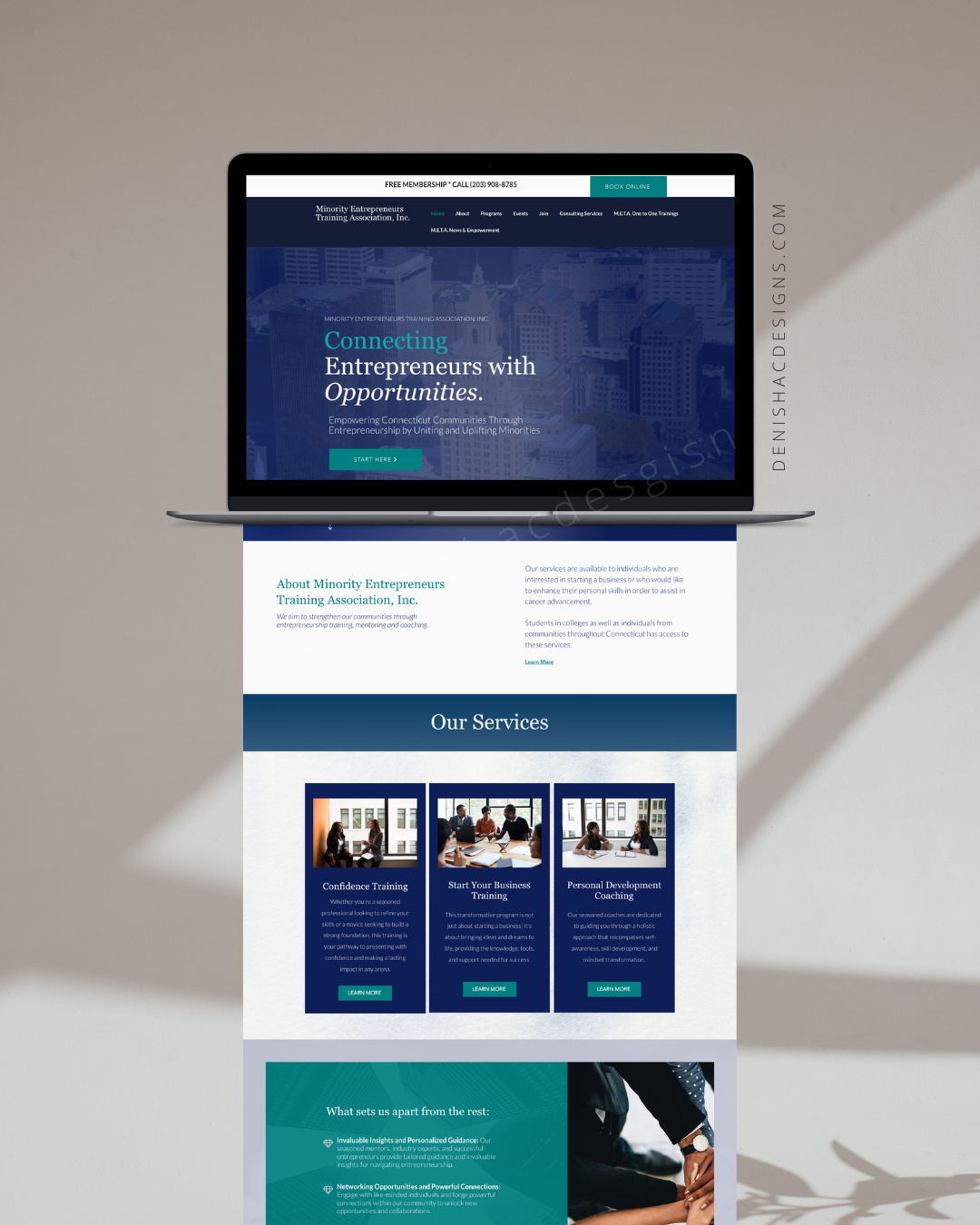 M.E.T.A INC Business Development Organization Structured to communicate services with more clarity