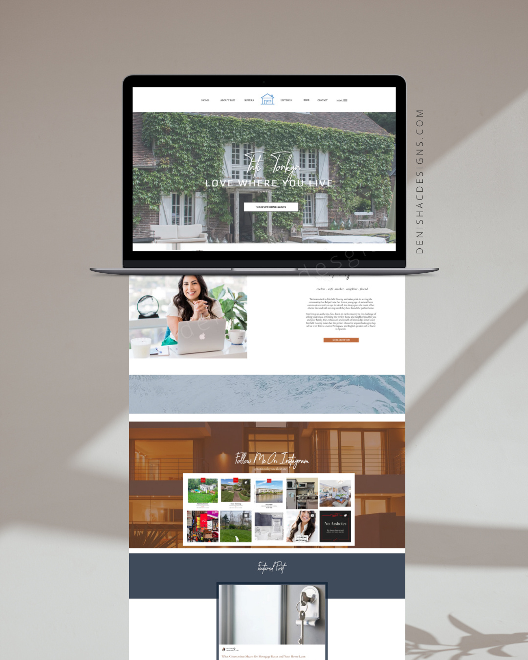 TATI TONKYN REALTY Real Estate Brand Refined to feel more elevated and client-ready